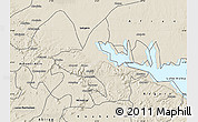 Shaded Relief Map of Abefiti