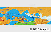 Political Panoramic Map of Abefiti