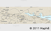 Shaded Relief Panoramic Map of Abefiti