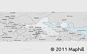 Silver Style Panoramic Map of Abefiti