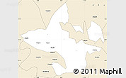 Classic Style Simple Map of Abefiti