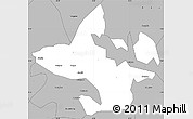 Gray Simple Map of Abefiti