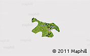 Satellite 3D Map of Nkawkaw, cropped outside