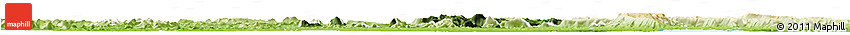 Satellite Horizon Map of Nkawkaw, physical outside Satellite Horizon Map of Nkawkaw, physical outside