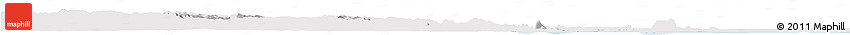 Silver Style Horizon Map of Yilo-Krobo-Osudoku, single color outside