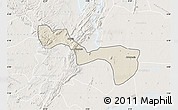 Shaded Relief Map of Yilo-Krobo-Osudoku, lighten