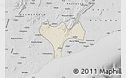 Shaded Relief Map of Ga, desaturated