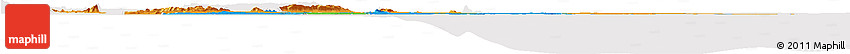 Political Horizon Map of Greater Accra, cropped outside