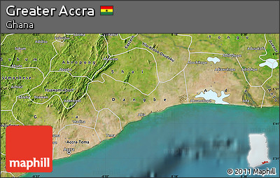 Satellite Map of Greater Accra