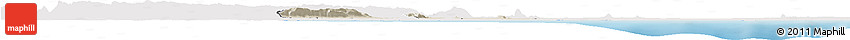 Shaded Relief Horizon Map of Shai, single color outside Shaded Relief Horizon Map of Shai, single color outside