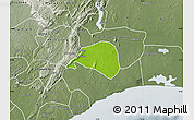 Physical Map of Shai, semi-desaturated