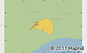 Savanna Style Map of Shai, single color outside