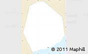 Classic Style Simple Map of Tema (Accra), single color outside