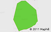 Political Simple Map of Tema (Accra), cropped outside