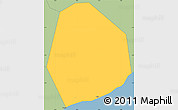 Savanna Style Simple Map of Tema (Accra)