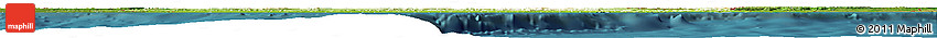 Physical Horizon Map of Ghana, satellite outside