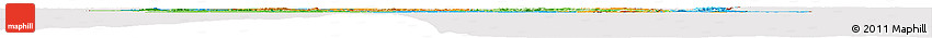 Political Horizon Map of Ghana, cropped outside