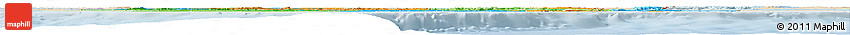 Political Horizon Map of Ghana, lighten