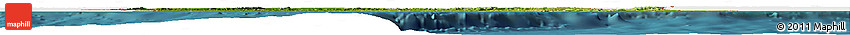 Satellite Horizon Map of Ghana, single color outside