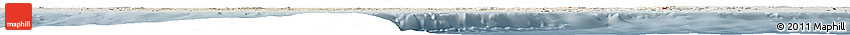Shaded Relief Horizon Map of Ghana, semi-desaturated Shaded Relief Horizon Map of Ghana, semi-desaturated