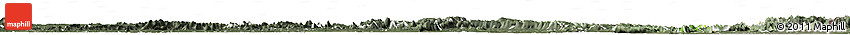 Satellite Horizon Map of Lake Volta, semi-desaturated