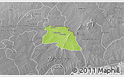 Physical 3D Map of Bongo-Nabdam, desaturated
