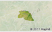 Satellite 3D Map of Bongo-Nabdam, lighten