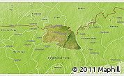 Satellite 3D Map of Bongo-Nabdam, physical outside