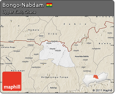 Classic Style Map of Bongo-Nabdam