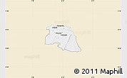 Classic Style Map of Bongo-Nabdam, single color outside