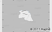 Gray Map of Bongo-Nabdam, single color outside
