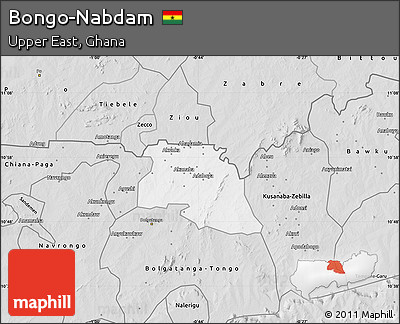 Silver Style Map of Bongo-Nabdam