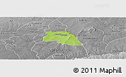 Physical Panoramic Map of Bongo-Nabdam, desaturated