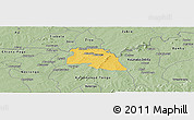 Savanna Style Panoramic Map of Bongo-Nabdam