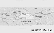 Silver Style Panoramic Map of Bongo-Nabdam