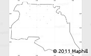 Blank Simple Map of Bongo-Nabdam, cropped outside, no labels