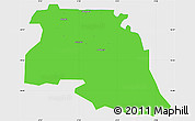 Political Simple Map of Bongo-Nabdam, single color outside