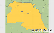 Savanna Style Simple Map of Bongo-Nabdam