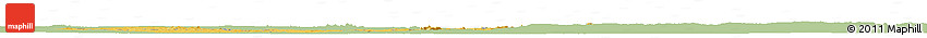 Savanna Style Horizon Map of Upper East, single color outside