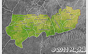 Satellite Map of Upper East, desaturated