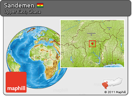 Physical Location Map of Sandemen