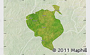 Satellite Map of Sandemen, lighten