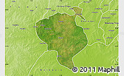 Satellite Map of Sandemen, physical outside