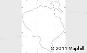 Blank Simple Map of Sandemen, cropped outside, no labels