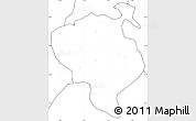 Blank Simple Map of Sandemen, no labels