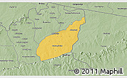 Savanna Style 3D Map of Tempane-Garu