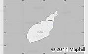 Gray Map of Tempane-Garu, single color outside