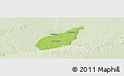 Physical Panoramic Map of Tempane-Garu, lighten