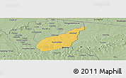 Savanna Style Panoramic Map of Tempane-Garu