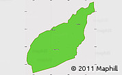 Political Simple Map of Tempane-Garu, cropped outside